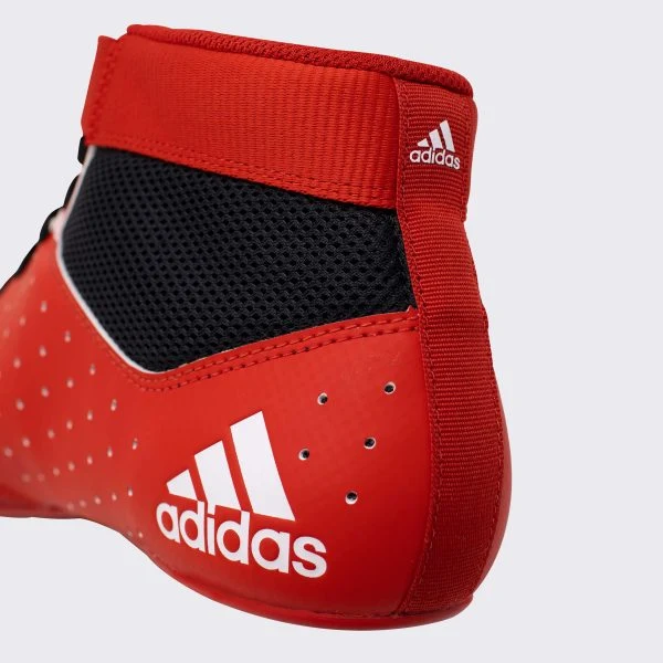 Ringerschuhe ADIDAS Mat Hog 2 - Rot/Schwarz - Bild 5