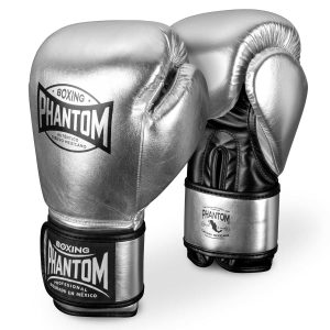 Boxhandschuhe MEXICO - Silber/Schwarz