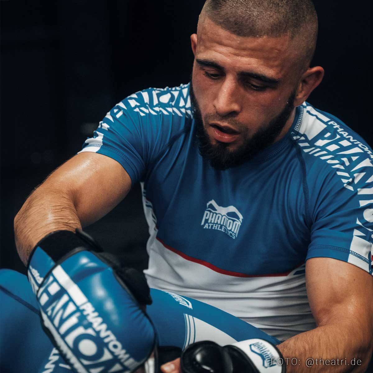 MMA Sparring Handschuhe APEX - BLUE - Bild 9